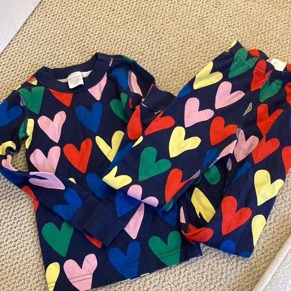 Heart pajamas